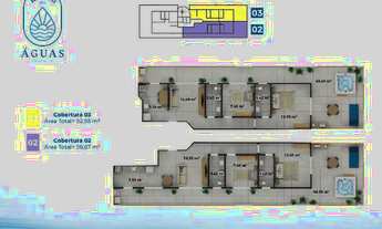 Imagem 5: Condomínio Riviera das Águas Cabo Frio - Apto 1 ou 2 quartos com varanda gourmet