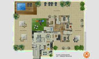 Imagem 3: Apartament-com-área-privativa-555m²-Alto-Padrao-4quartos-4vagas-um-por-andar-para-Venda-em