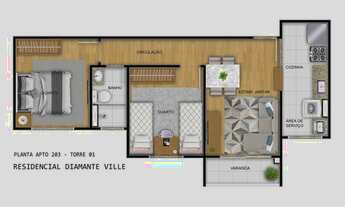 Imagem 5: Em Obras Apartamento para venda tem 47 m² com 2 quartos no Jardim Nova Europa - Campinas