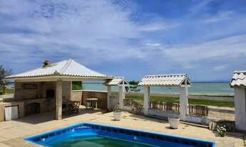 Imagem 4: Casa com piscina, churrasqueira, de frente para a areia da Lagoa de Araruama, acesso diret