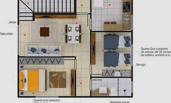 Imagem 6: Casa à venda, 2 quartos, 1 vaga, Parque XangriLá - Contagem/MG