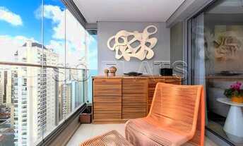 Imagem 7: Flat de altíssimo padrão contendo 70m² na Vila Nova Conceição disponível para locação