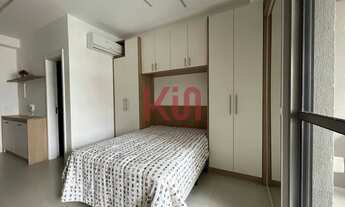 Imagem 4: Studio mobiliado na Vila Clementino: 1 quarto, 1 sala, 1 banheiro e varanda - Conforto e p