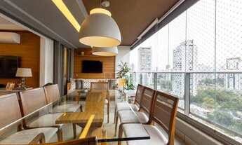 Imagem 2: Apartamento com 3 dormitórios para alugar, 131 m² por R$ 21.065,00/mês - Brooklin - São Pa