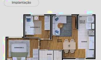 Imagem 2: Apartamento 36 metro quadrado