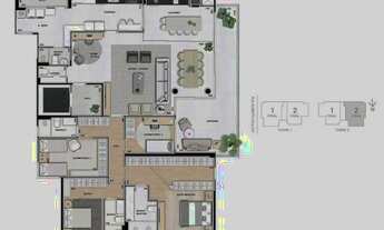 Imagem 5: COBERTURA com 4 dormitórios à venda por R$ 7.302.543,44 no bairro Ahú - CURITIBA / PR