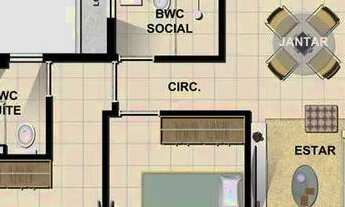 Imagem 9: Oportunidade em Piedade-Edf. Itapoã-2 Quartos-1suíte-ArmáriosFixos-Próx. Super Leão