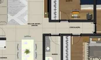 Imagem 2: Apartamento 3 Quartos para Venda em Belo Horizonte, Santa Inês, 3 dormitórios, 1 suíte, 2
