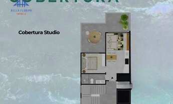 Imagem 2: Cobertura com 1 dormitório à venda, 77 m² por R$ 1.007.000,00 - Morro das Pedras - Florian