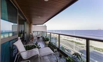 Imagem 2: Apartamento à venda na Avenida Vieira Souto, prédio em centro de terreno, todo avarandado