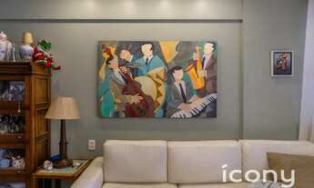 Imagem 5: Apartamento com varanda em rua bucólica no Jardim Botânico