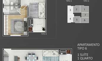 Imagem 6: Apartamento para venda 02 Quartos 01 vaga Nações - Balneário Camboriú - SC