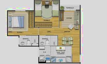 Imagem 5: Apartamento Novo com varanda e suíte ao lado da Faculdade Anhanguera
