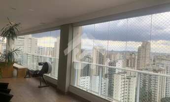 Imagem 2: Vista skyline, 4 quartos com 3 suítes e 4 vagas no Campo Belo