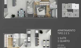 Imagem 5: Apartamento para venda 02 Quartos 01 vaga Nações - Balneário Camboriú - SC