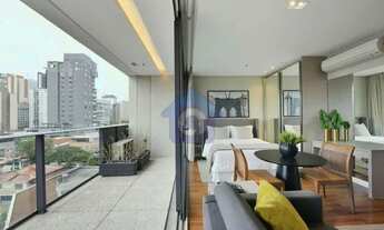 Imagem: APT 1 DORM COM TERRAÇO 1 VAGA MOBILIADO