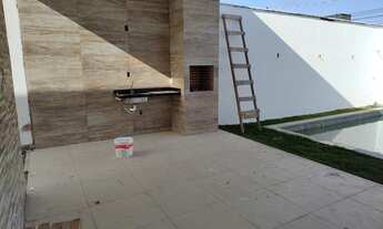 Imagem 3: Casa nova com Piscina para venda possui 130 metros quadrados com 3 quartos sendo 2 suites