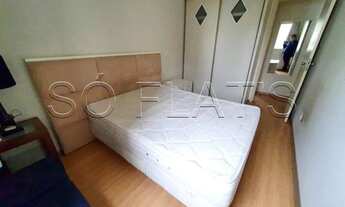 Imagem 4: Flat para locação em Moema totalmente mobiliado. Com entrada imediata e sem fiador