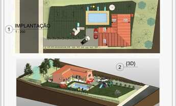Imagem 4: LOTE + PROJETO DE CHÁCARA NA PLANTA Design Avançado Ibiúna-SP