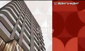 Imagem: Studios à venda de 28,9m² à 44,8m² sendo