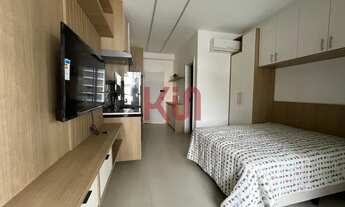 Imagem 3: Studio mobiliado na Vila Clementino: 1 quarto, 1 sala, 1 banheiro e varanda - Conforto e p