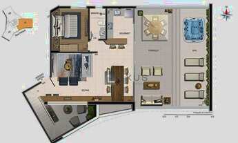 Imagem 5: Apartamento com 4 dormitórios à venda, 127 m² por R$ 1.634.033,00 - Vale do Sereno - Nova