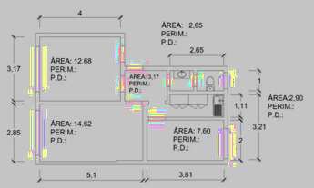 Imagem: Sala Comercial 3 Ambientes Copa WC