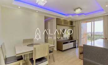 Imagem 3: Apto Cond. Clube - 60m2 dois quartos uma suíte móveis planejados - piscina - 1vagama va