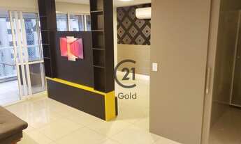 Imagem 2: Apartamento com 1 dormitório para alugar com sacada gourmet , 53 m² por R$ 4.000/mês - Jar