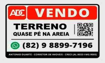 Imagem: ADC - JAPARATINGA TERREN0 QUASE PÉ NA AREIA