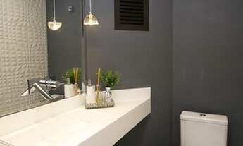 Imagem 6: ARATAMENTO DECORADO - 210 M² - COM LAREIRA - 3 SUITES 4 VAGAS- JARDIM ANALIA FRANCO