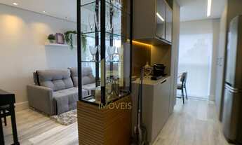 Imagem 2: Apartamento no Campo Belo 43 metros Super Mobiliado em Prédio Novo