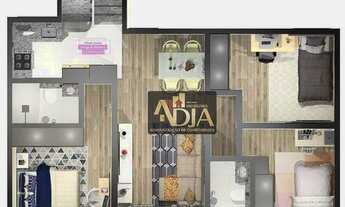 Imagem 6: Cobertura com 2 dormitórios à venda, 120 m² por R$ 425.000,00 - Jardim Campo Verde - Mauá