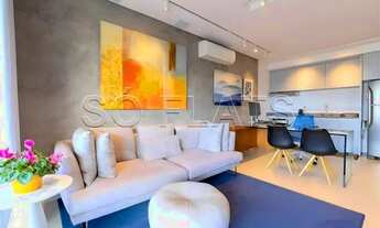 Imagem 2: Flat de altíssimo padrão contendo 70m² na Vila Nova Conceição disponível para locação