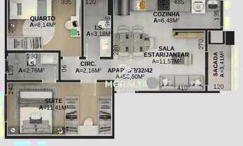 Imagem 4: Apartamento com Suíte - Afonso Pena - São José dos Pinhais/PR