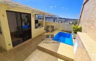 Imagem 4: Cobertura com 2 dormitórios à venda, 110 m² por R$ 580.000 - Aparecida - Santos/SP