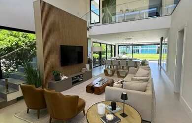 Imagem 4: Casa de alto padrão à venda com 05 suítes e piscina de concreto no condomínio Enseada Lago