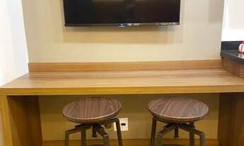 Imagem 2: Studio 25 m2, MOBILIADO! com 1 quarto, requinte, luxo e lazer!