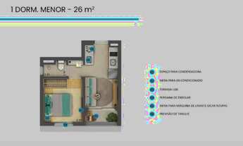 Imagem 5: Studio 1 e 2 dormitório + Sala Comercial na Vila Olímpia