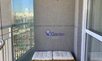 Imagem 6: Apartamento com 1 dormitório para alugar, 47 m² por R$ 5.250,00/mês - Brooklin Paulista