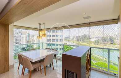 Imagem 2: Apartamento com 3 dormitórios para alugar, 111 m² por R$ 12.850,00/mês - Brooklin Novo - S