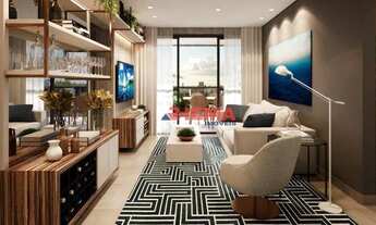 Imagem 3: Apartamento novo de 82m², 2 quartos com suíte, bairro Aparecida, Santos/SP