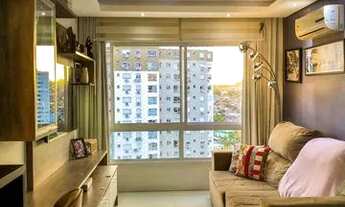 Imagem 2: Lindo apartamento mobiliado e com vista. 2 quartos (suíte), churrasqueira e vaga. Infra co