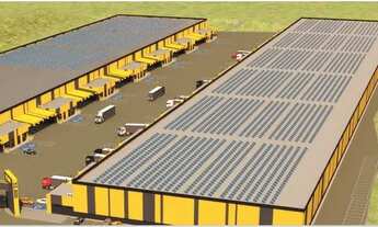 Imagem 2: Área com projeto 150 mil m.Galpões em cotia km53 rod Bunjiro Nakao 32modulos 60. milhões