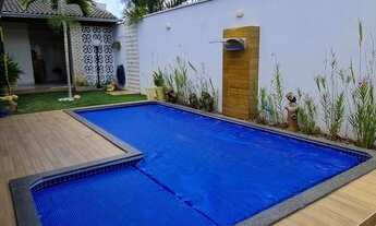 Imagem 4: Rua 04 casa moderna condomínio L.400m2 lazer completo 3 quartos suítes Vicente Pires