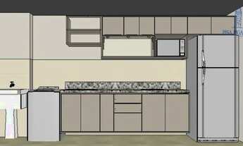 Imagem 3: Apartamento com 2 dormitórios para alugar, 60 m² por R$ 2.752,37/mês - Balneario Tropical
