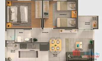 Imagem 6: Apartamento à venda Bella Vida Santo Antônio Residencial em Louveira