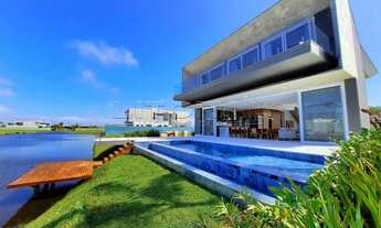 Imagem 1: Sobrado finamente mobiliado e decorado a beira lago