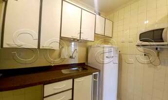 Imagem 7: Flat no Itaim Bibi mobiliado com 2 dormitórios próximo Av. Presidente Juscelino Kubitschek