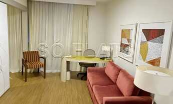 Imagem: Flat em Alphaville disponível para locação